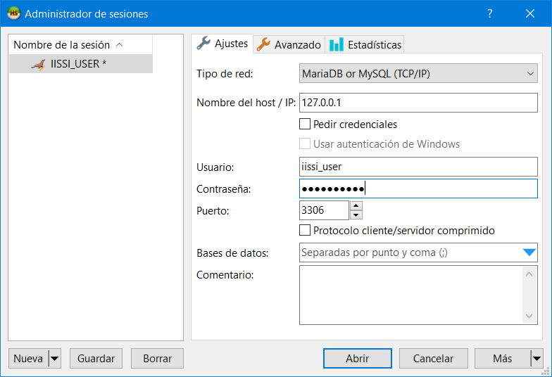 HeidiSQL sesión 6