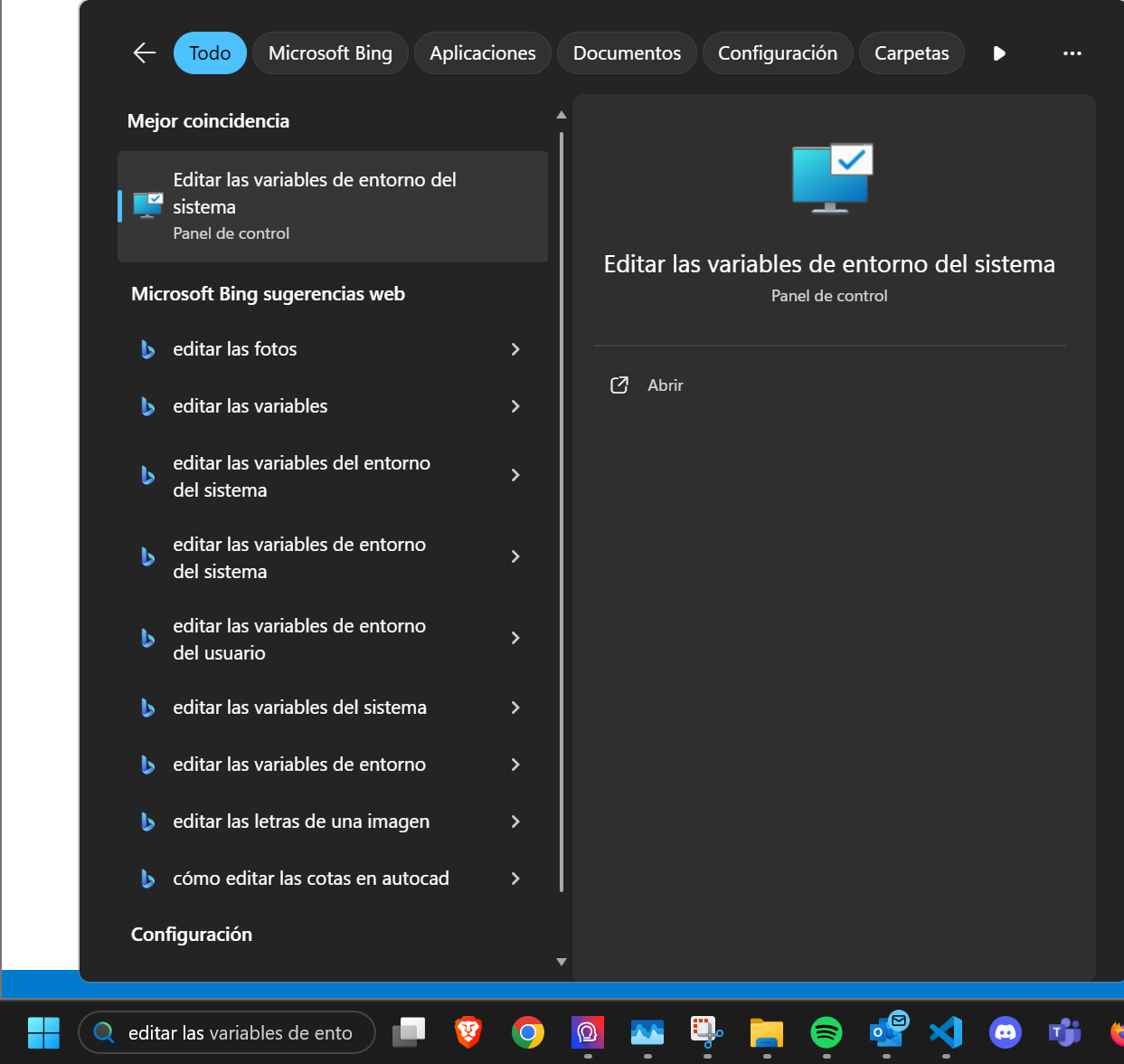 Buscar Windows